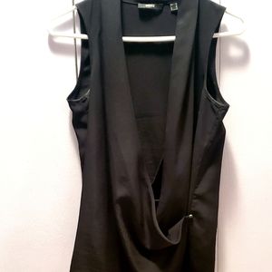Black wrap top